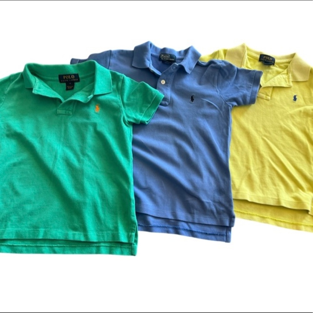 Selling as a set of 3; Polo by Ralph Lauren size 4 polos